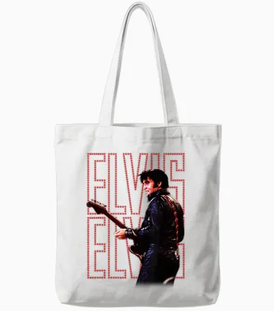 Elvis Presley Official 68 Comeback Special Tote Bags - White