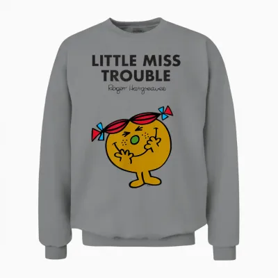 Mr. Men Little Miss Trouble Unisex Sweatshirt - Sport Grey