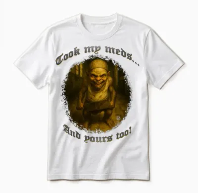 Goblin Chef Mischief Unisex T-Shirt - White