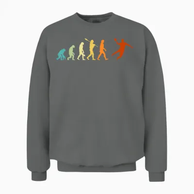 Handball Trikot Kinder Herren Junge Retro Handball Evolution Unisex Sweatshirt - Graphite Heather