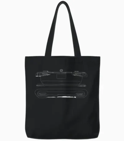 Mercedes Gls Tote Bags - Black
