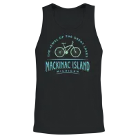 Mackinac Island Unisex Tank Top - Black – 2