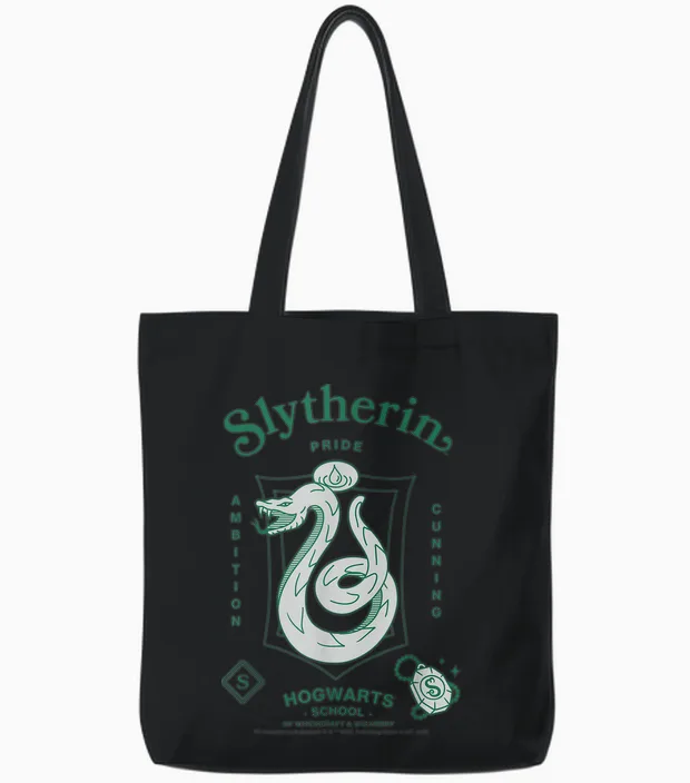 Slytherin Pride Harry Potter New Design 2025 Tote Bags in Black