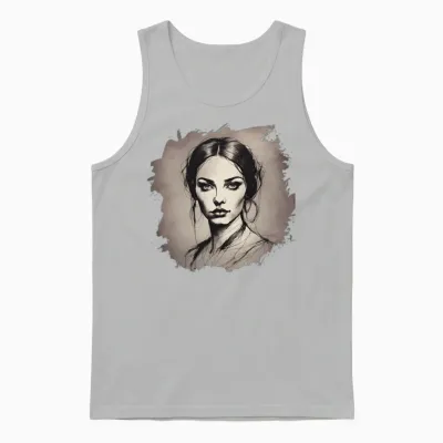 Retro Unisex Tank Top - Ash