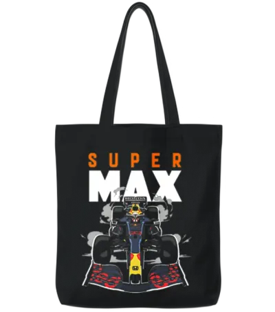 Max Verstappen 33 Tote Bags - Black