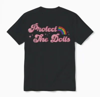 Protect Dolls, Gender Equality, Human Rights, Feminist Unisex T-Shirt - Black