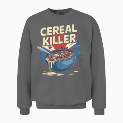 Retro Breakfast Unisex Sweatshirt - Graphite Heather