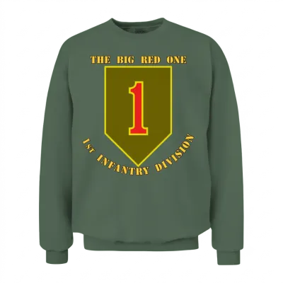 1st Infantry Division Unisex Sweatshirt - Military Green