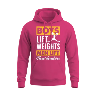 Male Cheerleading Male Cheerleader Unisex Hoodie - Heliconia
