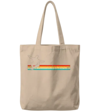 Skater Retro Tote Bags - Natural