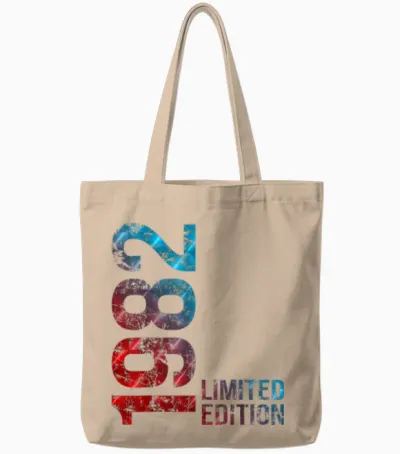 44. Geburtstag Mann Frau 44 Jahre 1982 Tote Bags - Natural