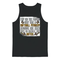 Softball Funny — Baseball & Gift Unisex Tank Top - Black – 1