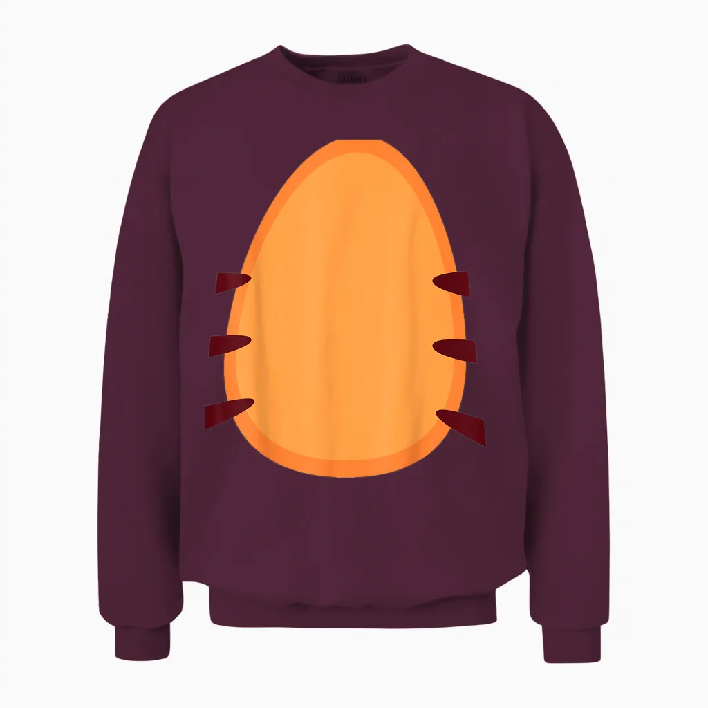 Tiger Costume Halloween Animal Unisex Sweatshirt in Maroon