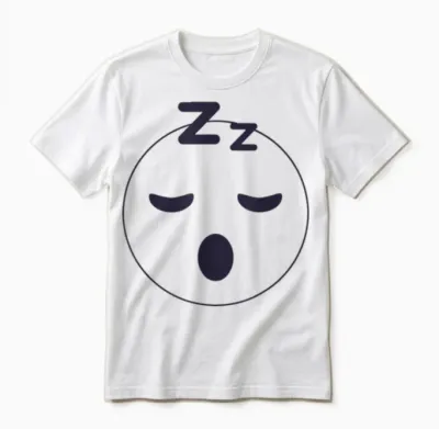 Sleep Emoticon Pajama Sleeping Pjs Men Women Pajamas Unisex T-Shirt - White
