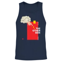 Strike of Light - the Other Side Unisex Tank Top - Navy – 2