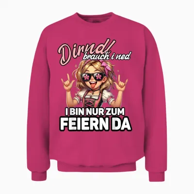 Dirndl Brauch I Ned Oktoberfest Trachtenshirt Damen Trachten Unisex Sweatshirt - Heliconia