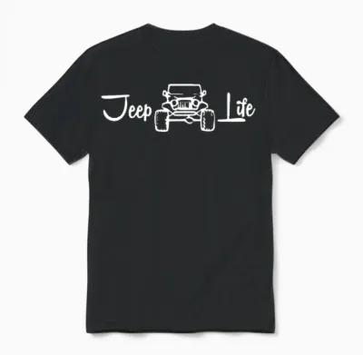 Jeep Life Unisex T-Shirt - Black