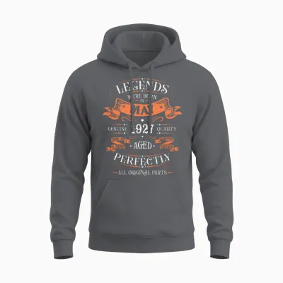 May 1927 95 Years Limited Edition Unisex Hoodie - Charcoal
