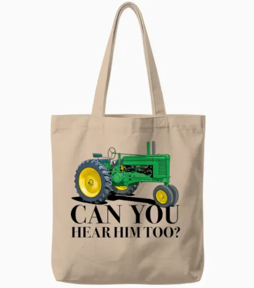 Classic Tractor Farm & Country Tote Bags in Natural