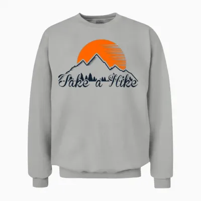 Take a Hike Unisex Sweatshirt - Ash
