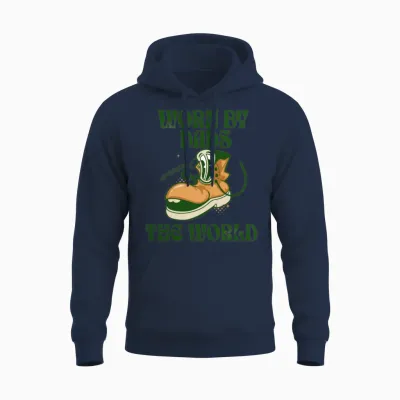 Dad Shoes Retro Unisex Hoodie - Navy