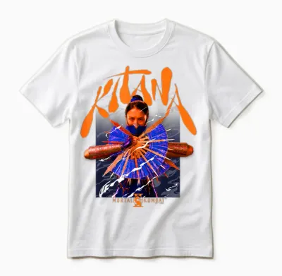 Mortal Kombat 2 Kitana Fans Unisex T-Shirt - White