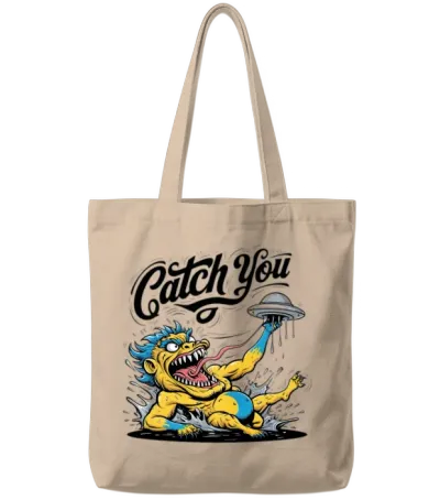 Unisex Organic Tote Bags - Natural