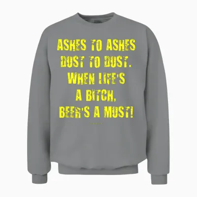 Beer's a Must! Unisex Sweatshirt - Sport Grey