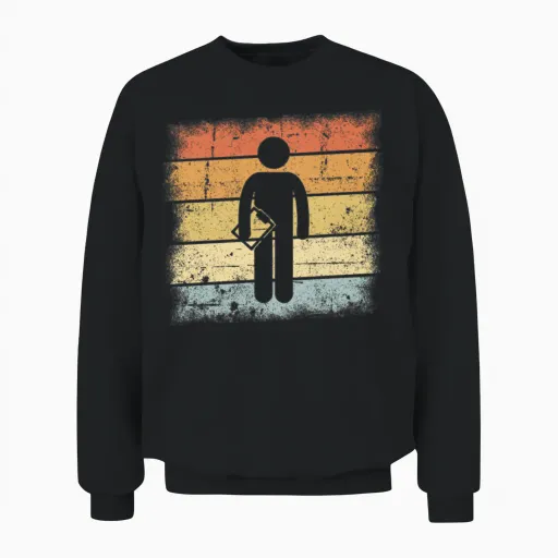 Coach Trainer Retro Unisex Sweatshirt in Black