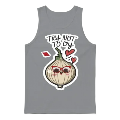 Funny Onion Unisex Tank Top - Sport Grey