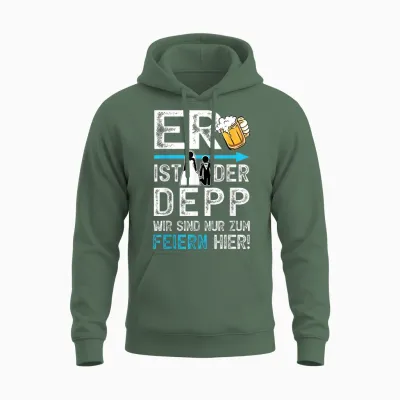 Junggesellenabschied T-Shirt Jga Männer Polterabend Poltern Unisex Hoodie - Military Green