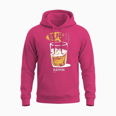 Cheers, Kampai Unisex Hoodie - Heliconia