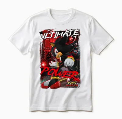 Sonic the Hedgehog Sonic X Shadow Generations Ultimate Power Unisex T-Shirt - White