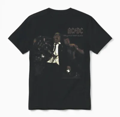 Ac/dc - if You Want Blood You've Got It Unisex T-Shirt - Black