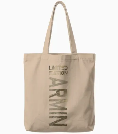 Armin Name First Name Boy Man Birthday T-Shirt, Black Tote Bags - Natural