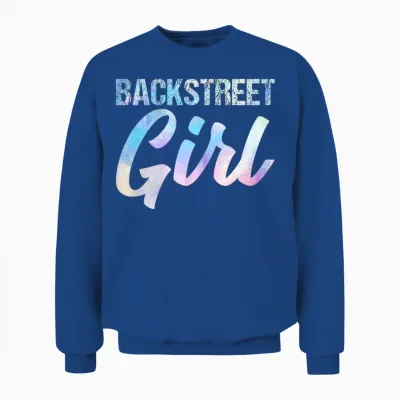 Women's Girls from the Backstreet T-Shirt, Black, S Unisex Sweatshirt - Royal