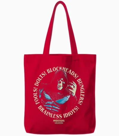 Maîtres De L'univers : Skeletor Fools! Idiots Sans Cerveau Tote Bags - Red