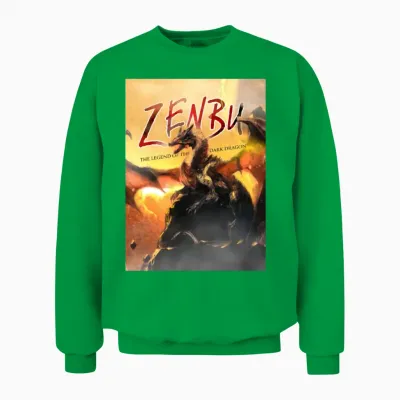 Zenbu: the Legend of the Dark Dragon Unisex Sweatshirt - Irish Green