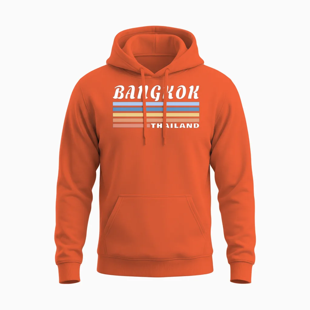 Bangkok Thailand / Gift Capital City Unisex Hoodie - Orange