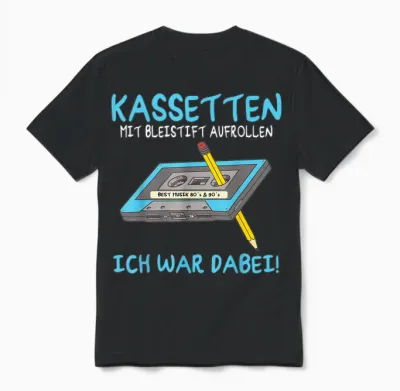 80s Outfit, Men's 90s Outfit, Women's Retro Party T-Shirt, Black Unisex T-Shirt - Black