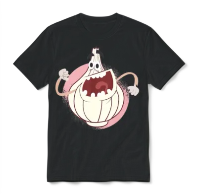 Funny Onion Unisex T-Shirt - Black