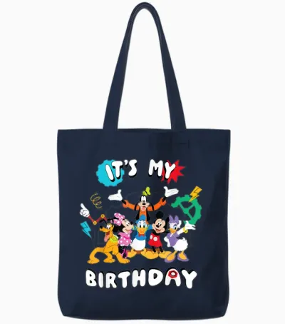 Disney Jr. Mickey & Friends "it's My Birthday" Party Tote Bags - Navy