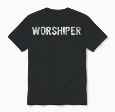 Worshiper- Jesus Unisex T-Shirt - Black