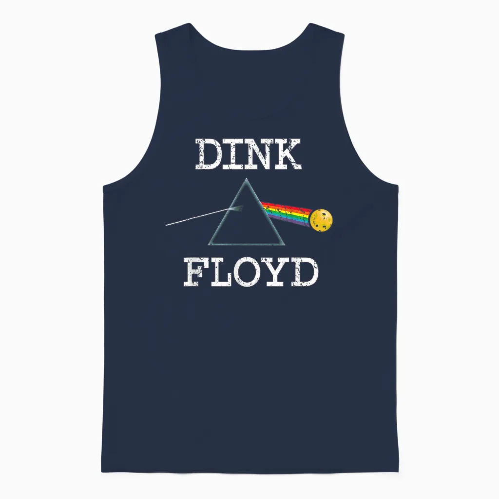 Funny Pickleball Shirt. Dink Player Usa Vintage Retro Unisex Tank Top in Navy