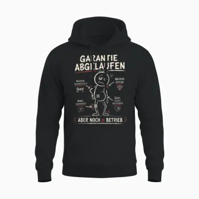 Aua Au älter Werden Alter Mann Alte Frau Lustig Geburtstag Unisex Hoodie - Black