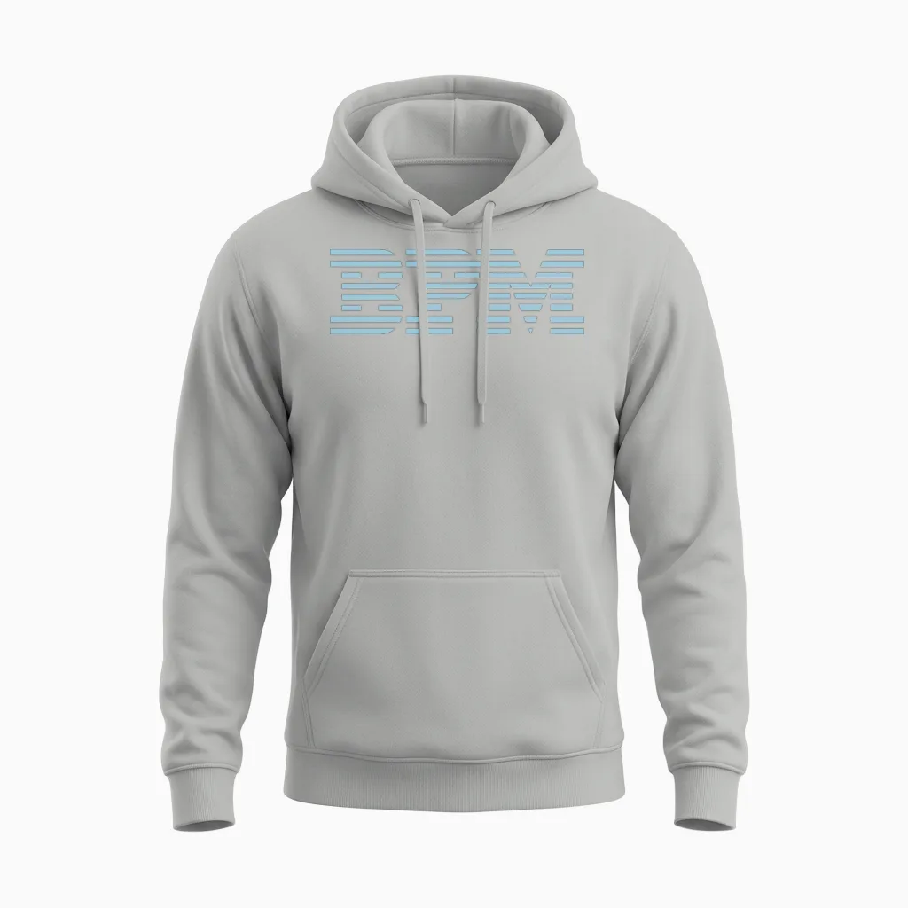 Bpm Unisex Hoodie in Ash