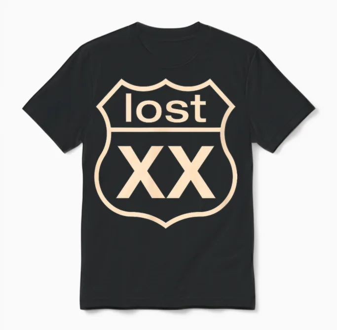 Official Mgk Lost Xx Unisex T-Shirt in Black