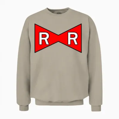 Android 17 Red Ribbon Army Unisex Sweatshirt - Sand