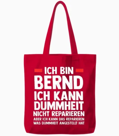 Bernd Tote Bags - Red