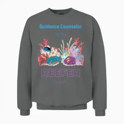 Reefer 20230109t223818046 Retro Unisex Sweatshirt - Graphite Heather